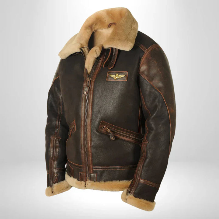 STETSON | MEN’S PILOT LEATHER WINTER JACKET