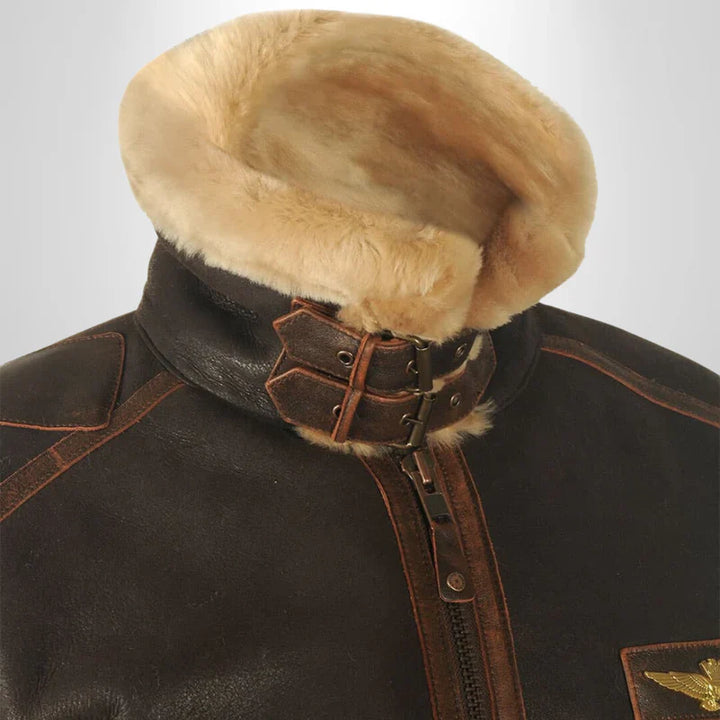 STETSON | MEN’S PILOT LEATHER WINTER JACKET