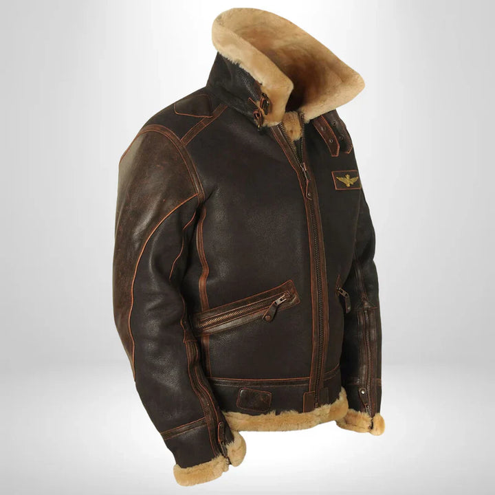 STETSON | MEN’S PILOT LEATHER WINTER JACKET