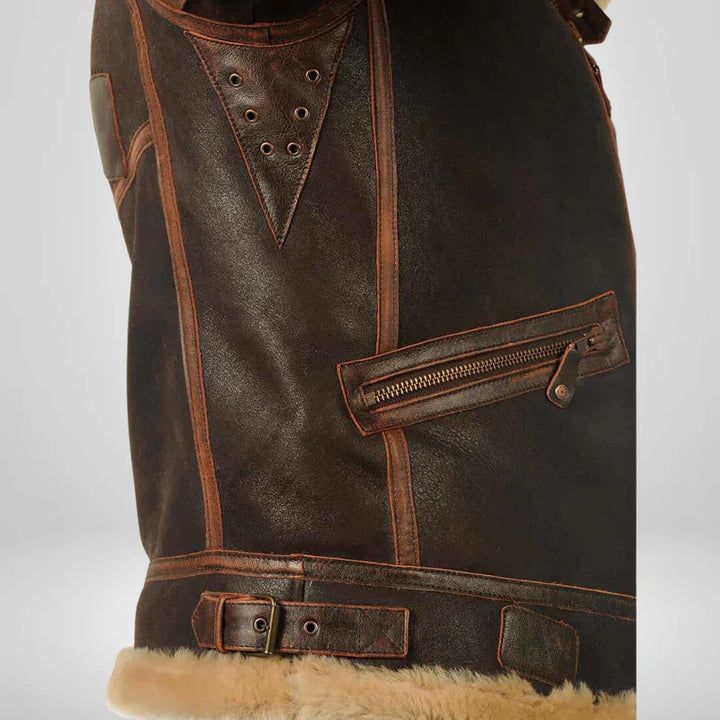 STETSON | MEN’S PILOT LEATHER WINTER JACKET