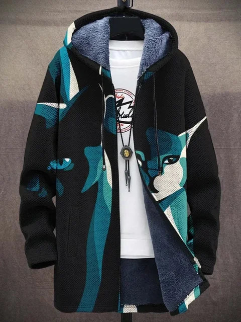DAZE | JACKET WITH ARTISTIC PRINT