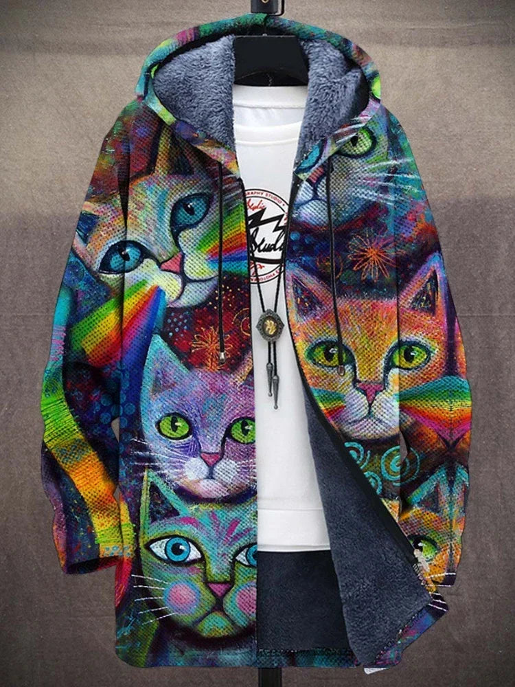 DAZE | JACKET WITH ARTISTIC PRINT