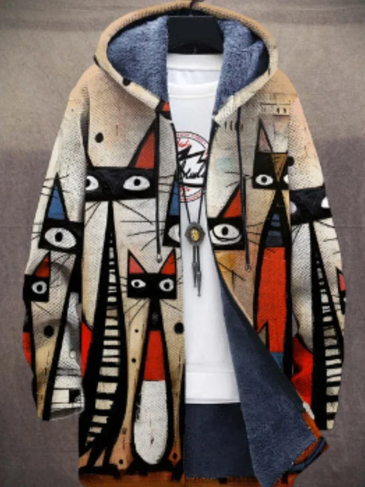 DAZE | JACKET WITH ARTISTIC PRINT