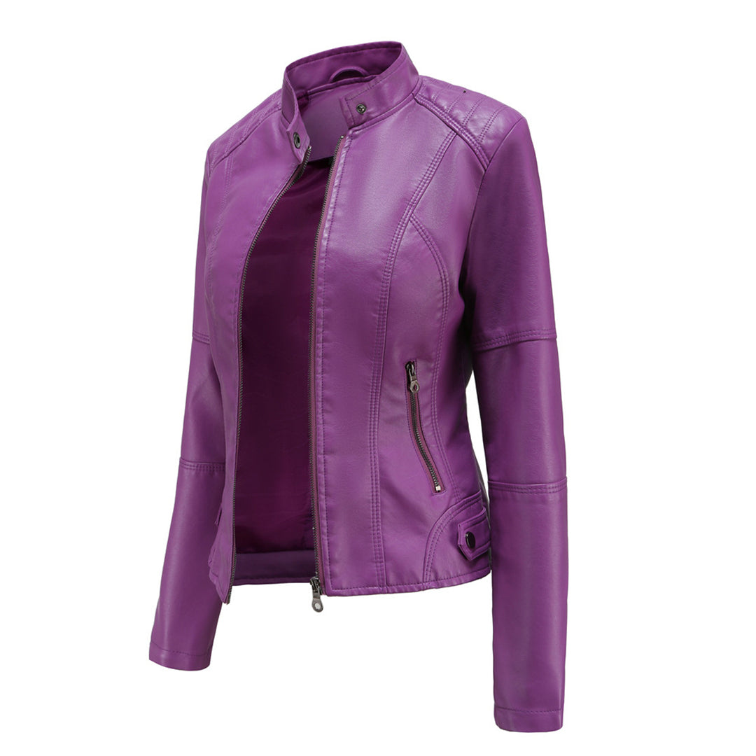 LILA | STYLISH LEATHER JACKET