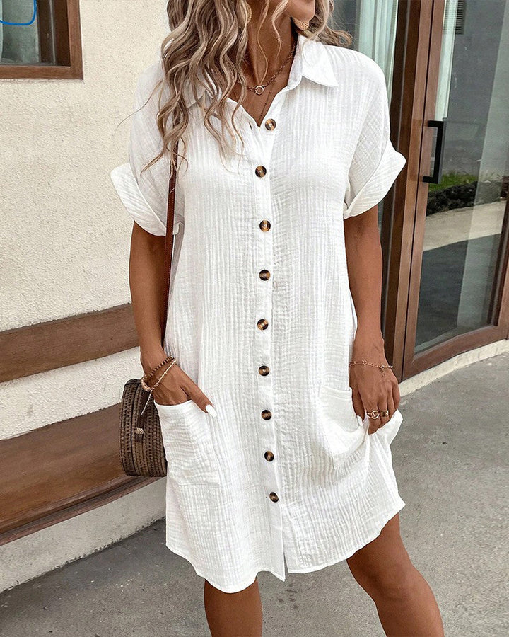 VIVINA | ELEGANT & STYLISH BUTTON-UP DRESS