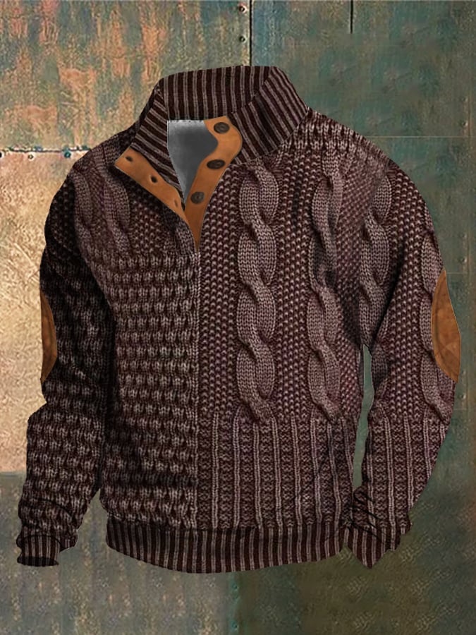 PÁDRAIG | CASUAL JUMPER WITH BUTTONS FOR A SIMPLE, CHIC LOOK