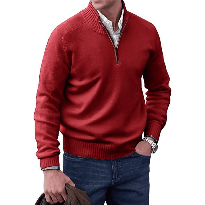 CORMAC | ELEGANT PULLOVER WITH ZIP