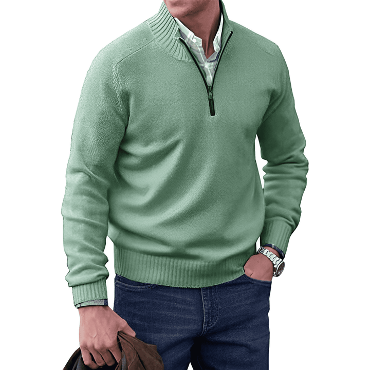 CORMAC | ELEGANT PULLOVER WITH ZIP