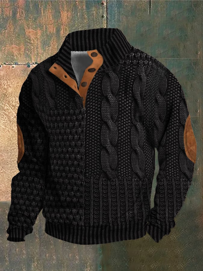 PÁDRAIG | CASUAL JUMPER WITH BUTTONS FOR A SIMPLE, CHIC LOOK