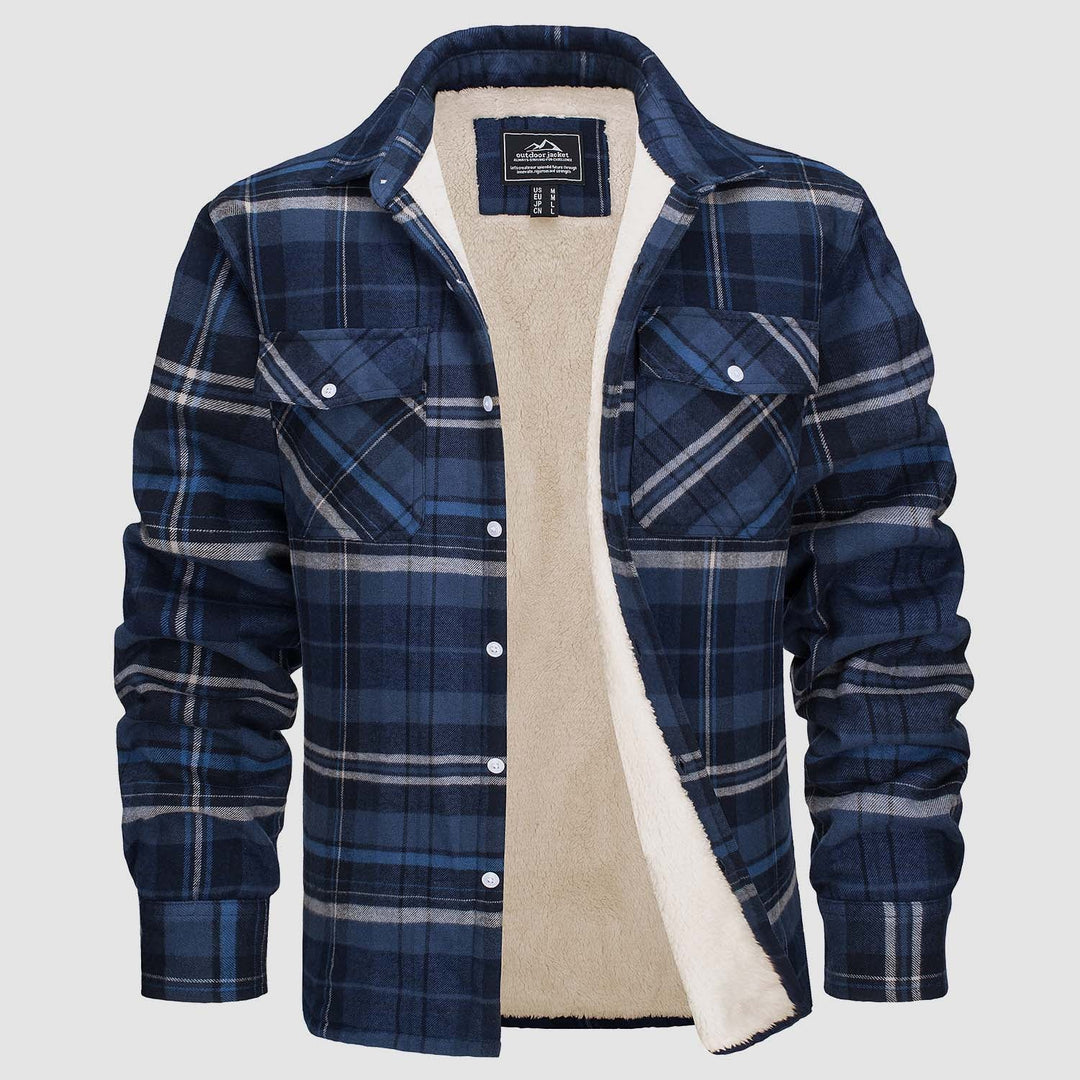 CLAYTON | LINED CHEQUERED SHIRT JACKET