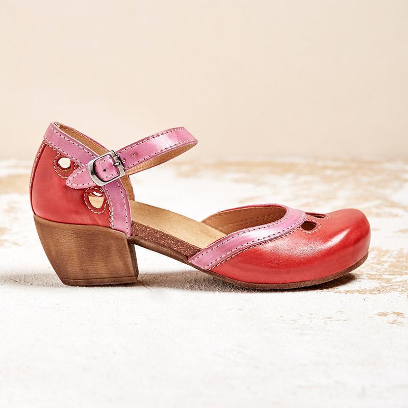 BIANCA | ORTHOPAEDIC SANDALS WITH LOW HEEL