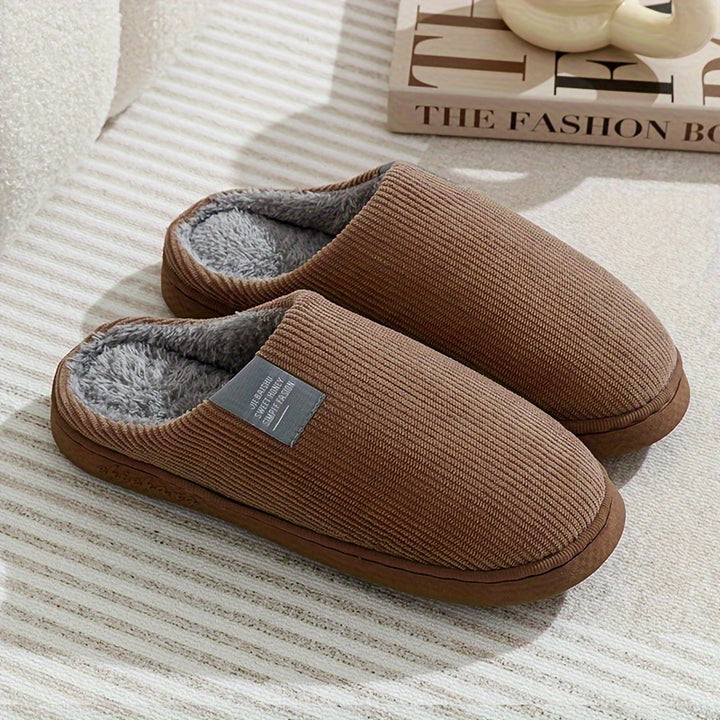 EOIN | COSY CORDUROY HOUSE SLIPPERS