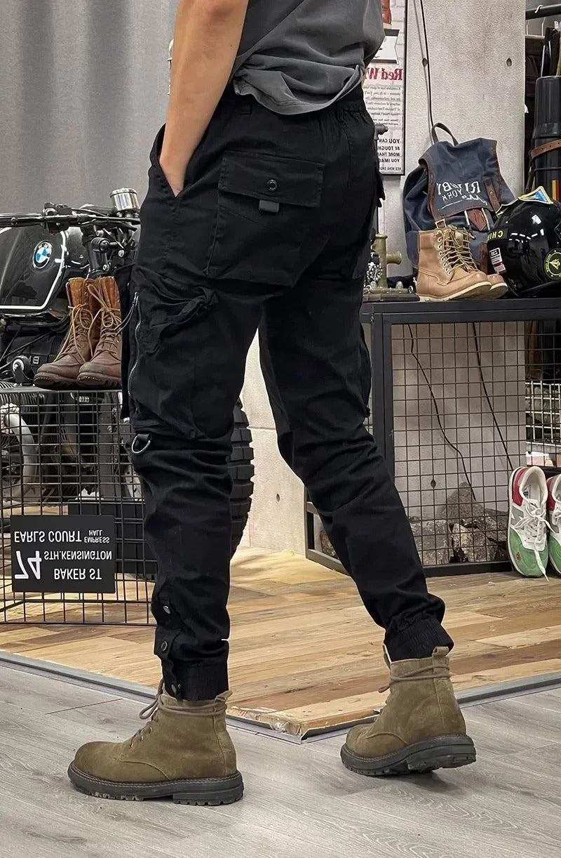 FERGUS | STRETCH CARGO TROUSERS WITH SPANDEX