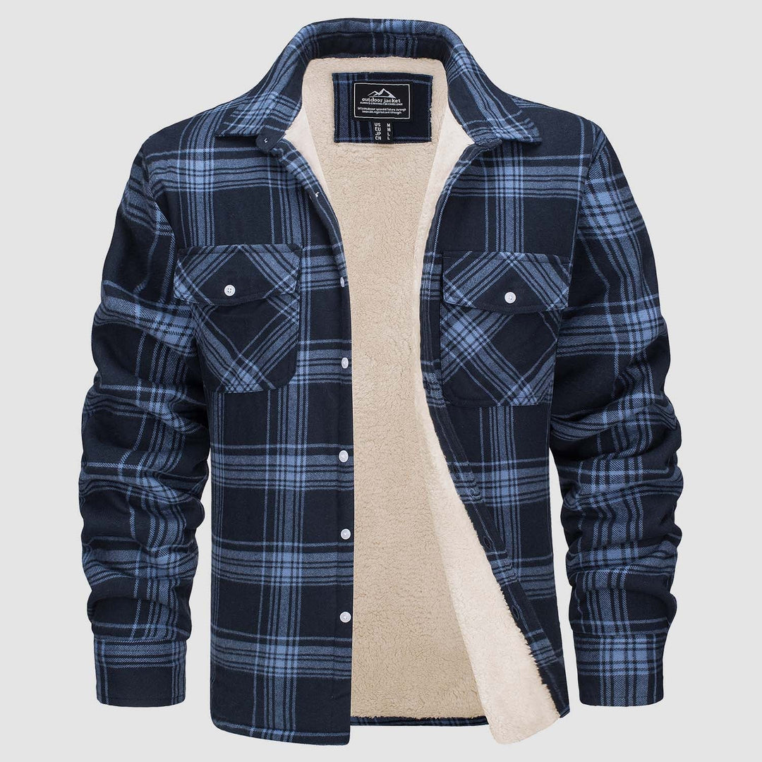 CLAYTON | LINED CHEQUERED SHIRT JACKET