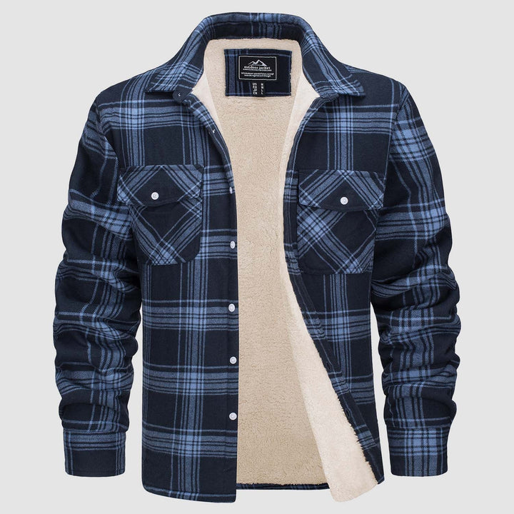 CLAYTON | LINED CHEQUERED SHIRT JACKET