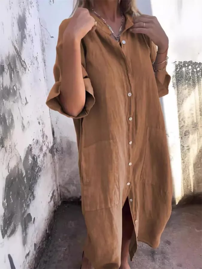 PAULA | BUTTON-UP DRESS