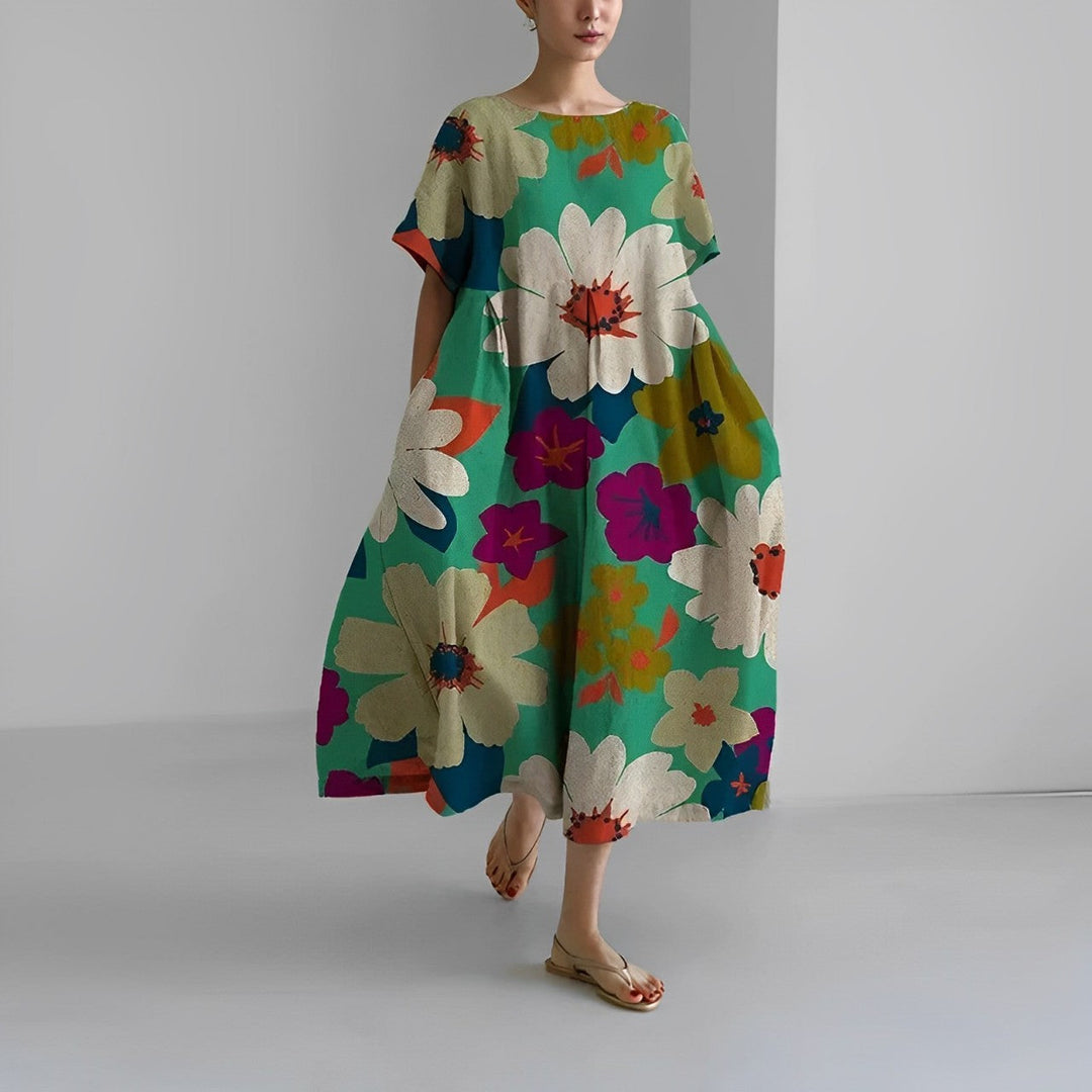 MERLYNN | COMFORTABLE FLORAL DRESS