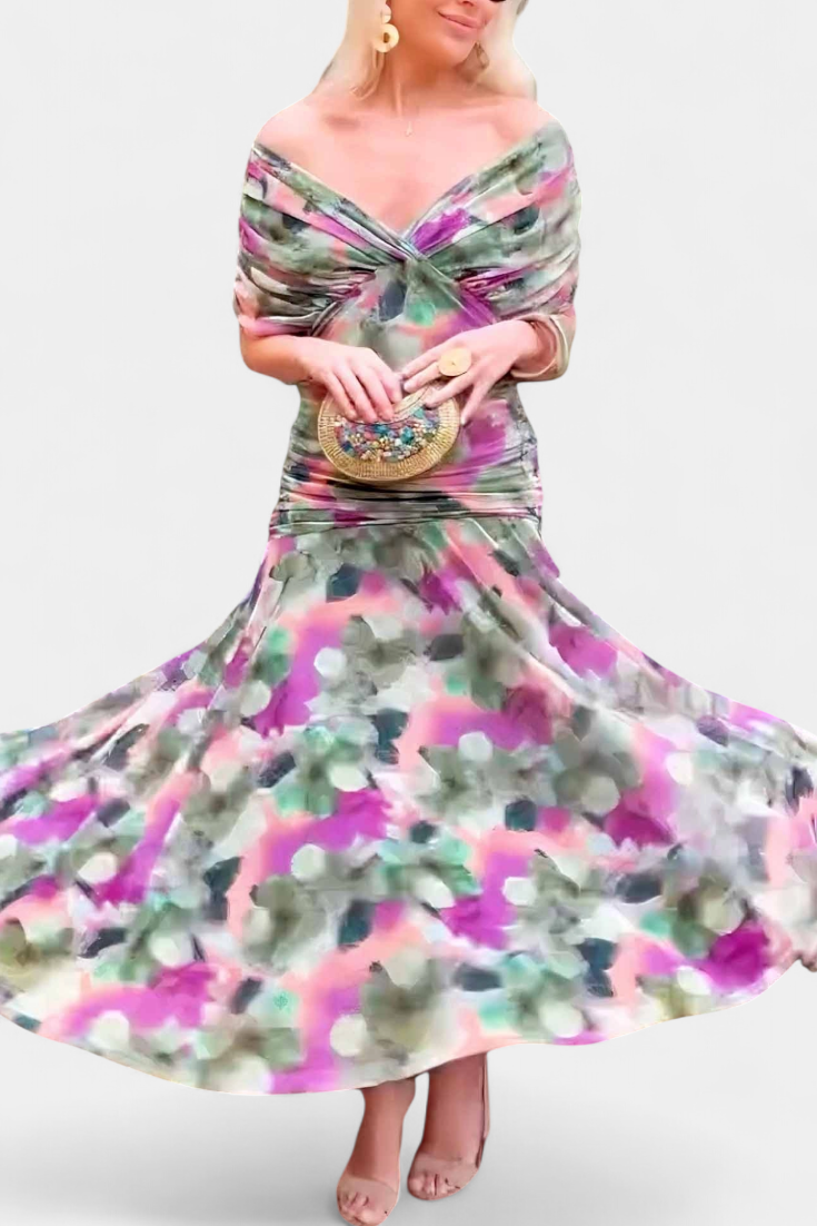 ALANA | ELEGANT OFF-SHOULDER DRESS