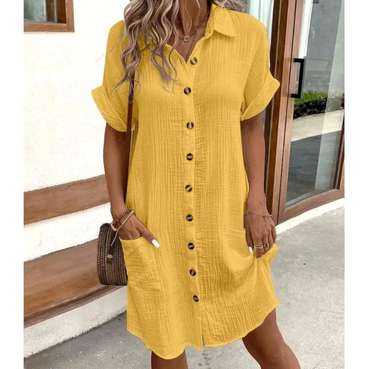 BRIANNA | DRESS WITH BUTTONS