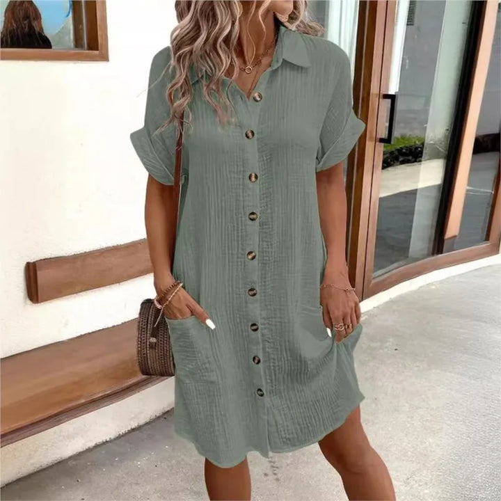 BRIANNA | DRESS WITH BUTTONS