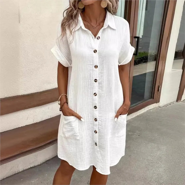 BRIANNA | DRESS WITH BUTTONS