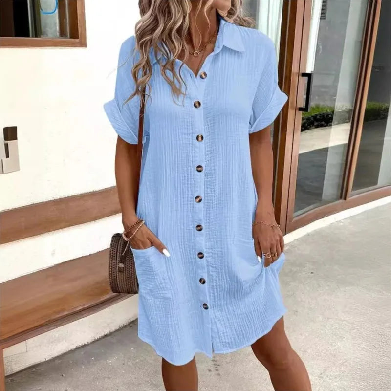 BRIANNA | DRESS WITH BUTTONS