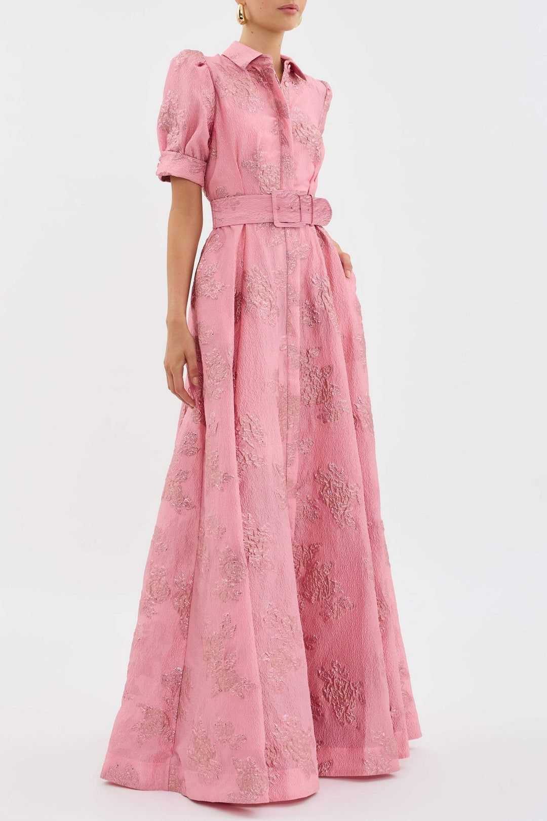 GHISLAINE | SHORT PUFF SLEEVES DRESS