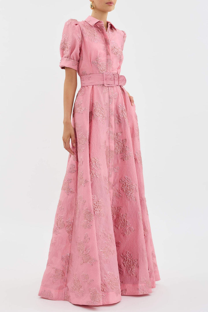 GHISLAINE | SHORT PUFF SLEEVES DRESS