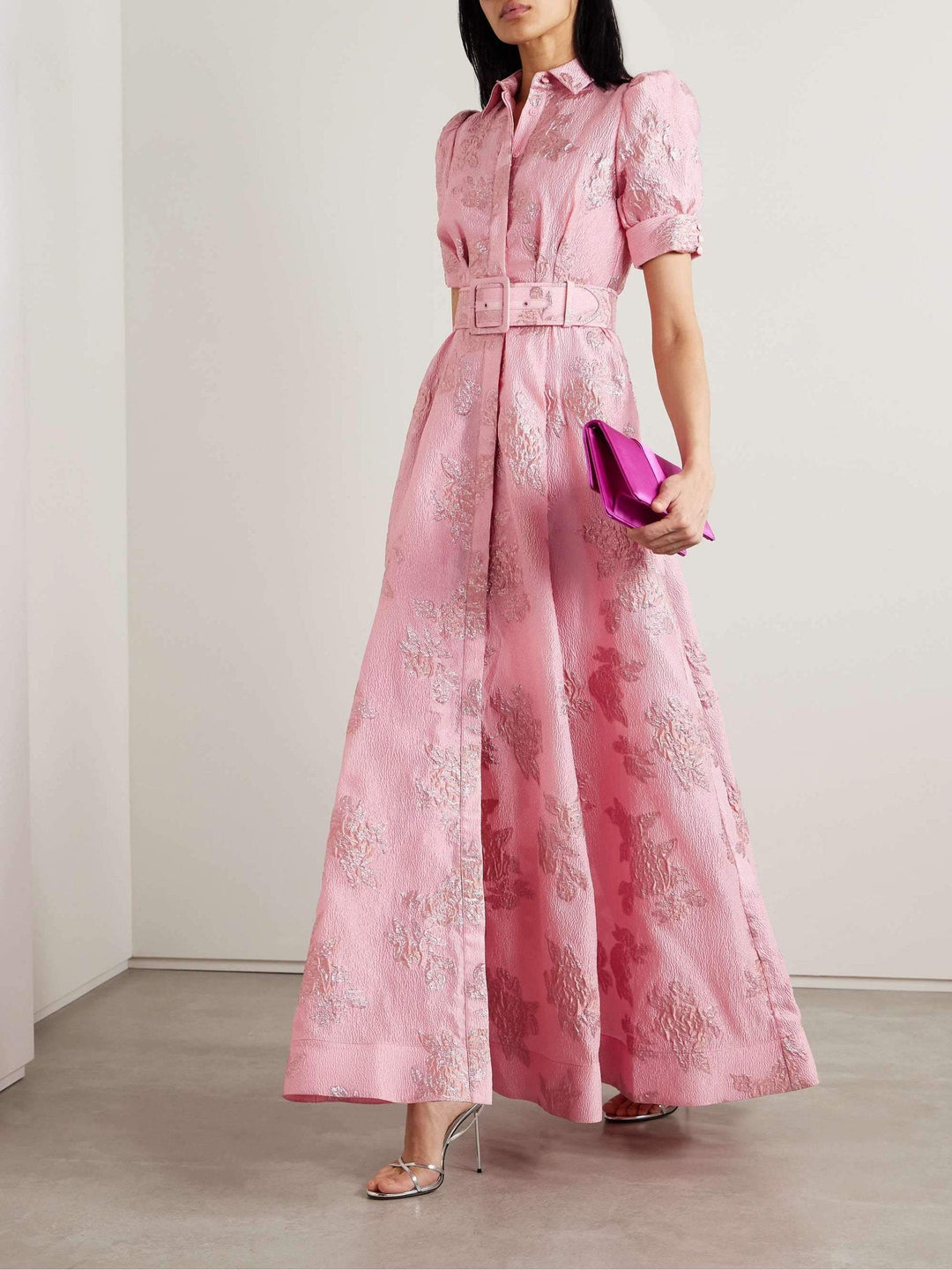 GHISLAINE | SHORT PUFF SLEEVES DRESS