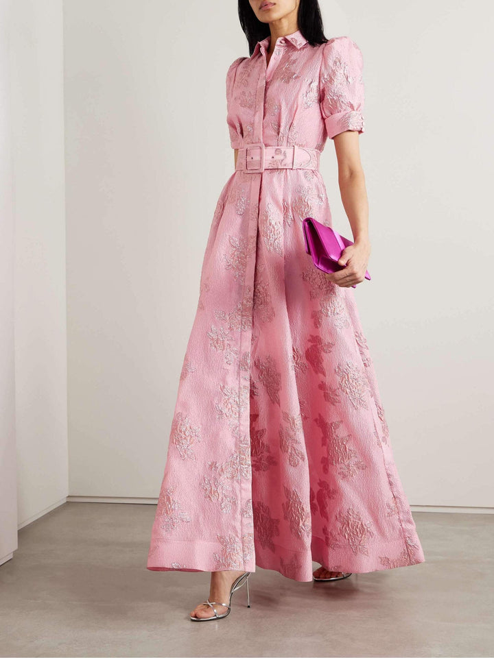 GHISLAINE | SHORT PUFF SLEEVES DRESS