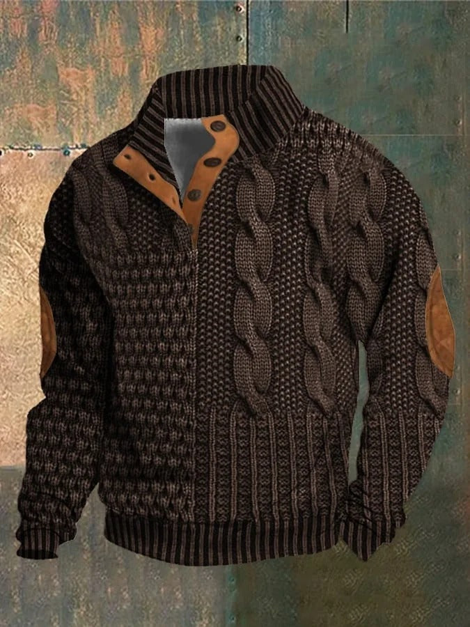 PÁDRAIG | CASUAL JUMPER WITH BUTTONS FOR A SIMPLE, CHIC LOOK