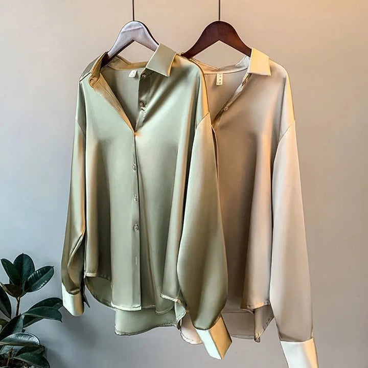 FIONNUALA | WOMEN’S SATIN SHIRT