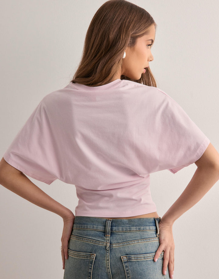 ZARALINA | T-SHIRT WITH LOOSE SLEEVES