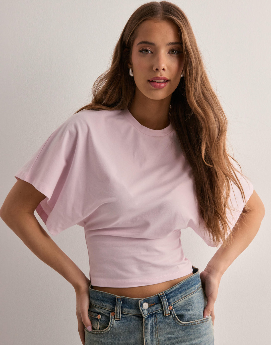 ZARALINA | T-SHIRT WITH LOOSE SLEEVES