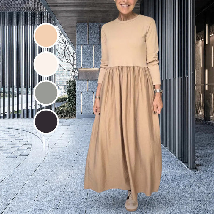 ELIANA | MIDI DRESS WITH LONG SLEEVES
