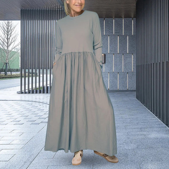 ELIANA | MIDI DRESS WITH LONG SLEEVES