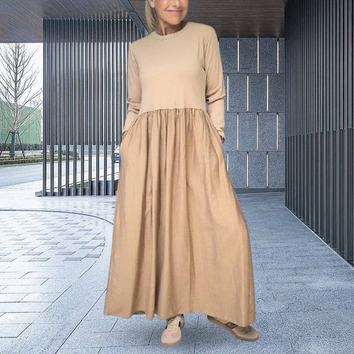 ELIANA | MIDI DRESS WITH LONG SLEEVES