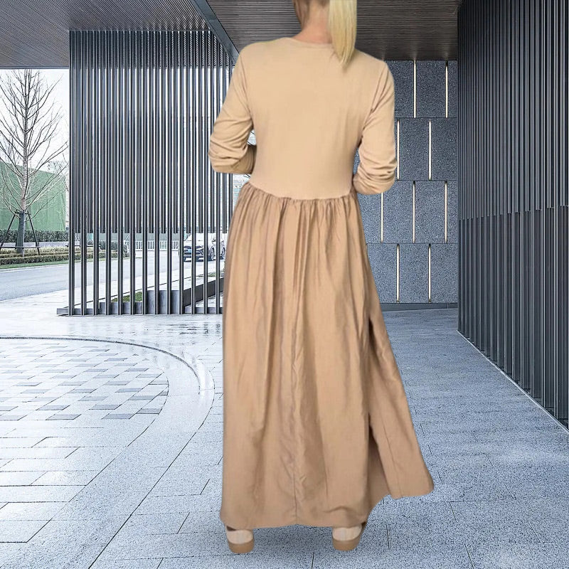 ELIANA | MIDI DRESS WITH LONG SLEEVES
