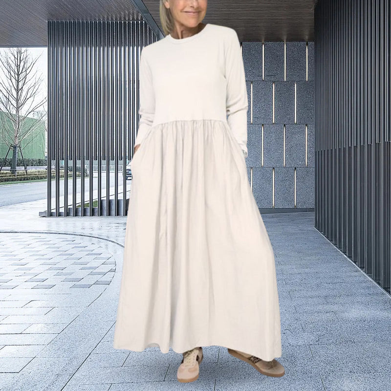 ELIANA | MIDI DRESS WITH LONG SLEEVES