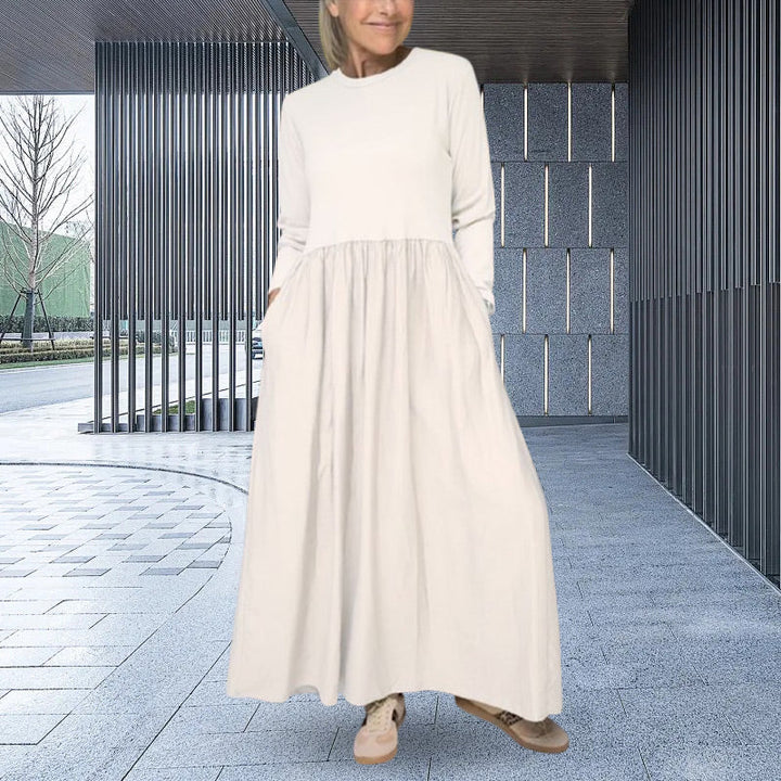 ELIANA | MIDI DRESS WITH LONG SLEEVES