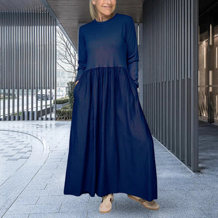 ELIANA | MIDI DRESS WITH LONG SLEEVES