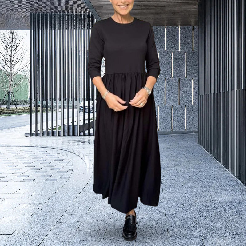 ELIANA | MIDI DRESS WITH LONG SLEEVES
