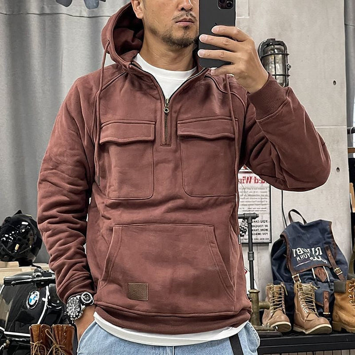 AKIN | RUGGED HOODIE WITH POCKETS