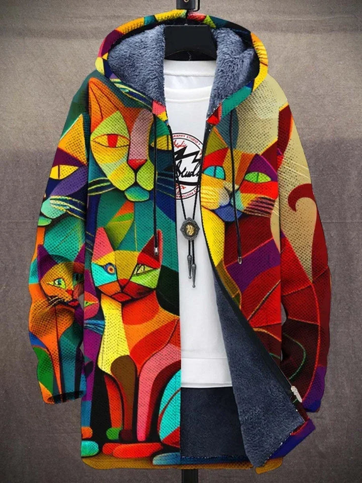 DAZE | JACKET WITH ARTISTIC PRINT