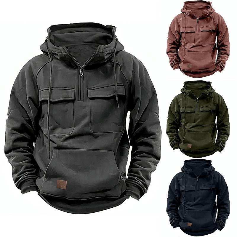 AKIN | RUGGED HOODIE WITH POCKETS