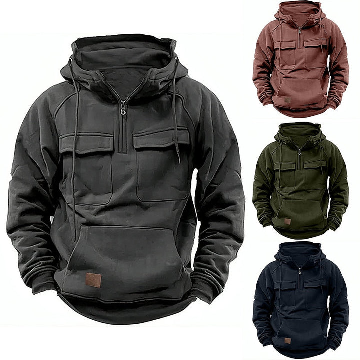 AKIN | RUGGED HOODIE WITH POCKETS